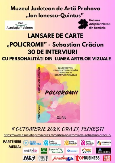Aparitia volumului „Policromii”, semnat de Sebastian Crăciun